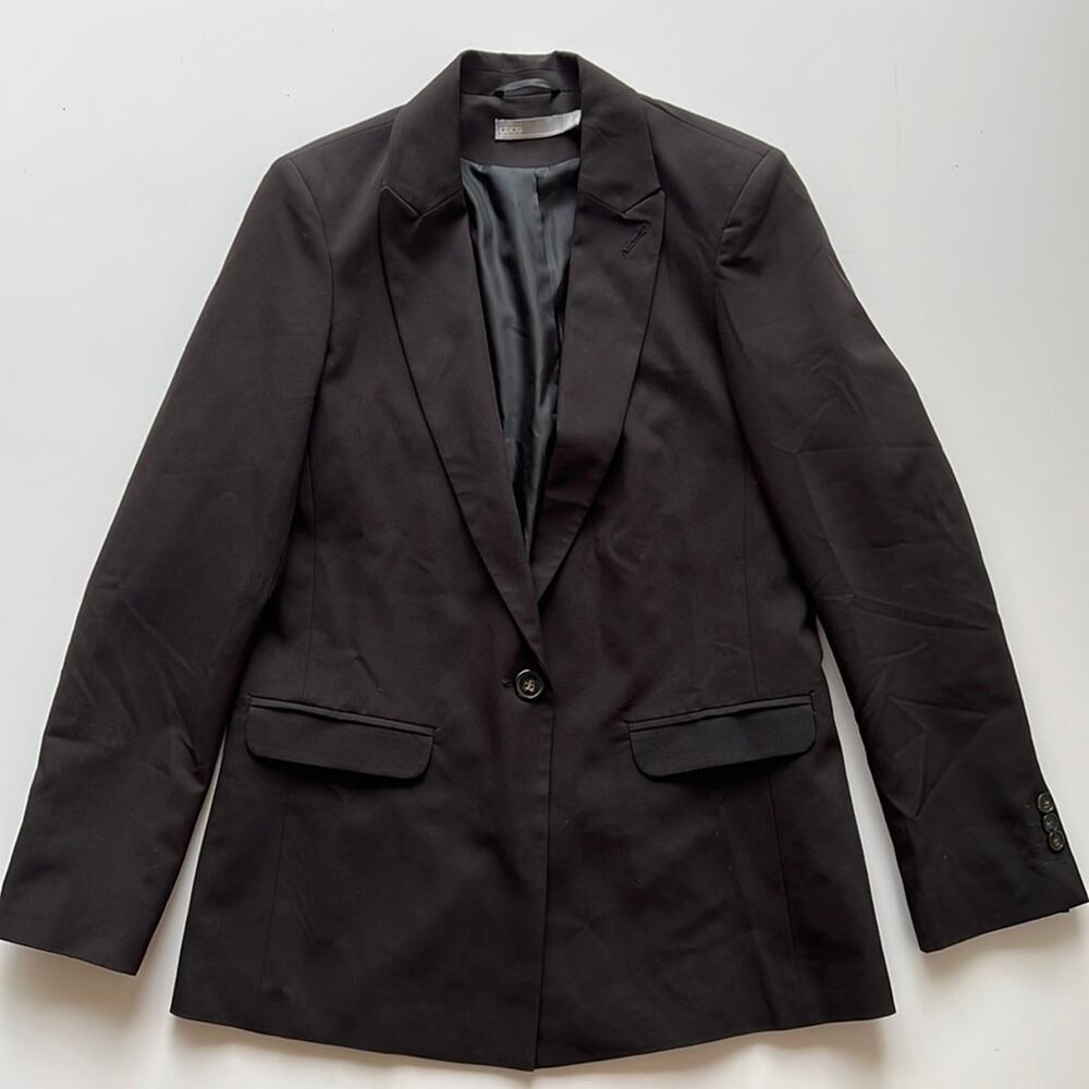 ASOS Loose Fit Single Breasted Blazer in Black